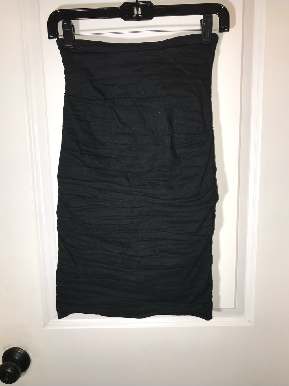 Vintage artelier nicole miller black long skirt made in USA